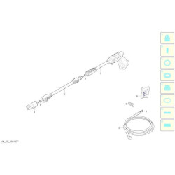 Black&Decker Spare Parts for Pressure Washer PW 1800 WSR
