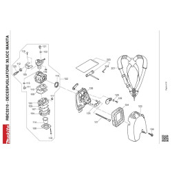 Ricambi Makita per Decespugliatore RBC3210
