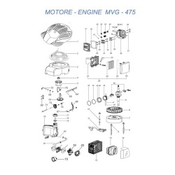 Ama Spare Parts for Engine for Lawnmower MVG - T475