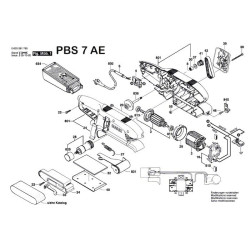 Bosch Spare Parts for Belt Sander PBS 7 AE