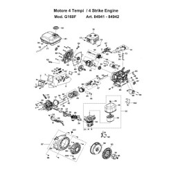 Ricambi Ama per Motore a 4 Tempi G160F