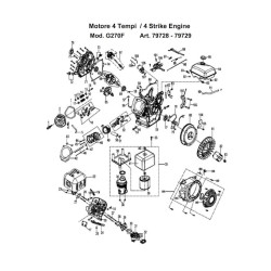 Ricambi Ama per Motore a 4 Tempi G270F