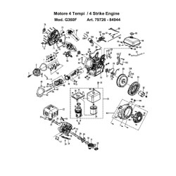 Ama Spare Parts for Engine 4 Stroke G360F