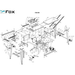 Ricambi Fox per Banchi Sega F36522A-F36521