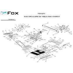 Ricambi Fox per Banchi Sega F36522A-F36521