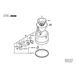 Bosch Spare Parts for Vacuum Cleaner PAS 11-21