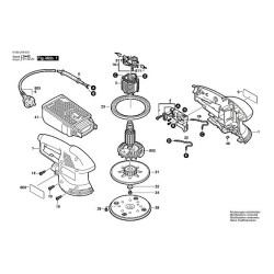 Bosch Spare Parts for Rotorbital Sander PEX 270 A