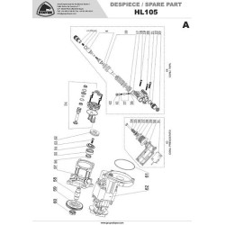Ricambi Stayer per Idropulitrici HL105-HL110-HL160-HL190