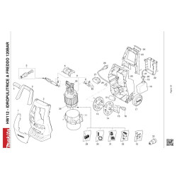Makita Spare Parts for Pressure Washer HW112