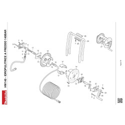 Makita Spare Parts for Pressure Washer HW140