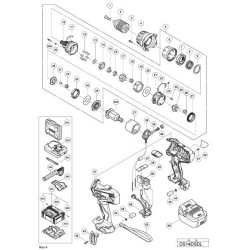 Ricambi Hitachi per Avvitatore Cordless DS14DSDL