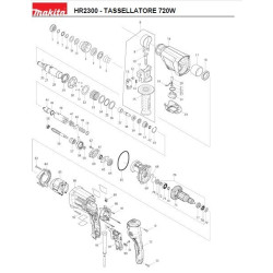 Makita Spare Parts for SDS-Plus Rotary Hammer HR2300