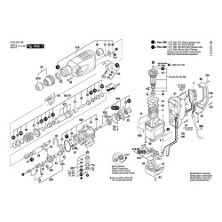 Bosch Spare Parts for Rotary Hammer PBH 300 E