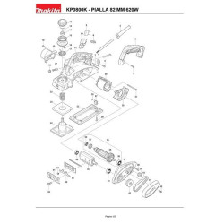 Ricambi Makita per Pialla KP0800K