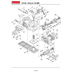 Makita Spare Parts for Power Planer 1911B