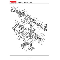 Ricambi Makita per Pialla N1923B