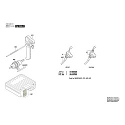 Bosch Spare Parts for Rotary Hammer PBH 2000 SRE