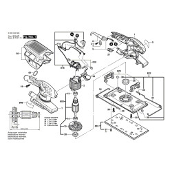Bosch Spare Parts for Orbital Sander PSS 300 AE