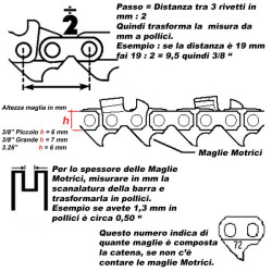 Catena  Motosega Stihl 409000420 AJ 18-54