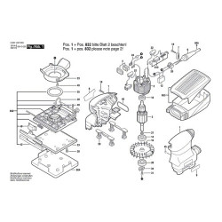 Bosch Spare Parts for Orbital Sander