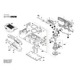 Bosch Spare Parts for Orbital Sander GSS 23 A