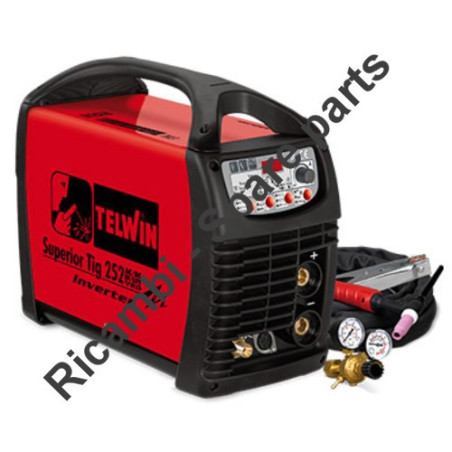 Telwin Parts for Inverter SUPERIOR TIG 252 AC/DC HF/LIFT VRD 400V
