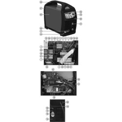 Telwin Parts for Inverter SUPERIOR TIG 251 DC-HF/LIFT VRD