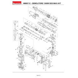 Ricambi Makita per Demolitore HM0871C