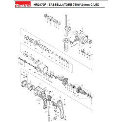 Ricambi Makita per Tassellatori SDS-Plus HR2470-2610T-2611F