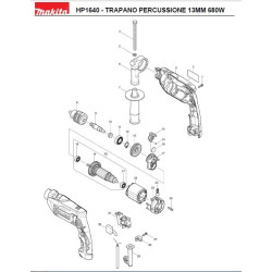 Makita Spare Parts for Hammers HR 4001 C - HR 4002