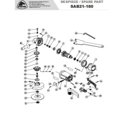 Ricambi Stayer per Smerigliatrice SAB21-180