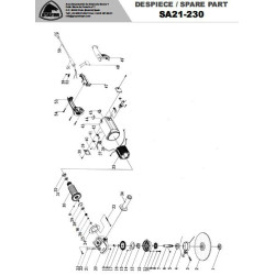 Stayer Spare Parts for Angle Grinder SA21-230
