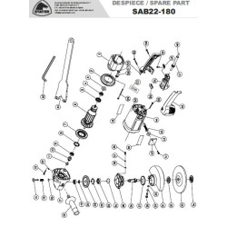 Ricambi Stayer per Smerigliatrice SAB22-180