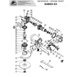 Ricambi Stayer per Smerigliatrice SAB22-23