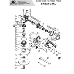Ricambi Stayer per Smerigliatrice SAB24-230AL
