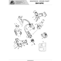 Stayer Spare Parts for Cordless Drill BH18PK