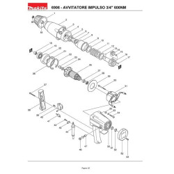 Ricambi Makita per Avvitatore a Massa Battente 6906