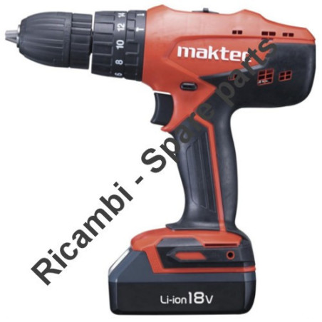 Maktec Spare Parts for Cordless Drill MT081E