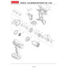Ricambi Maktec per Avvitatore a Batteria a Battente MT691E