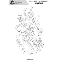 Stayer Spare Parts for Wall Chaser CD180K
