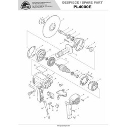 Stayer Spare Parts for Polisher PL4000E