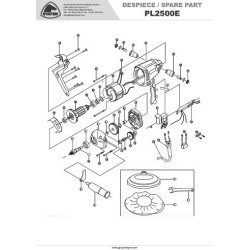 Stayer Spare Parts for Polisher PL2500E