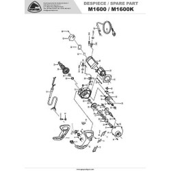 Stayer Spare Parts for Mixer M1600 - M1600K
