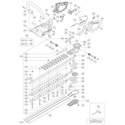 Hitachi Spare Parts for Engine Hedge Trimmer CH22EC2