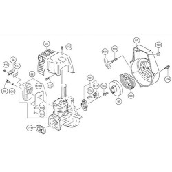 Ricambi Hitachi per Motosega da Potatura Hitachi CS25EC-SC