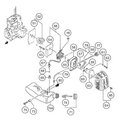 Ricambi Hitachi per Tosasiepe CH78ED