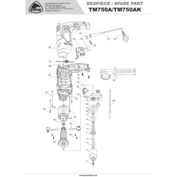 Ricambi Stayer per Trapani a Percussione TM750A - TM750AK