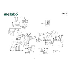 Metabo Spare Parts for Belt Sander BAE 75