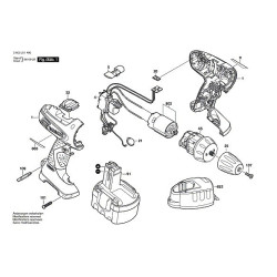 Bosch Spare Parts for Cordless Drills PSR 14,4-2 - PSR 14,4 LI-2