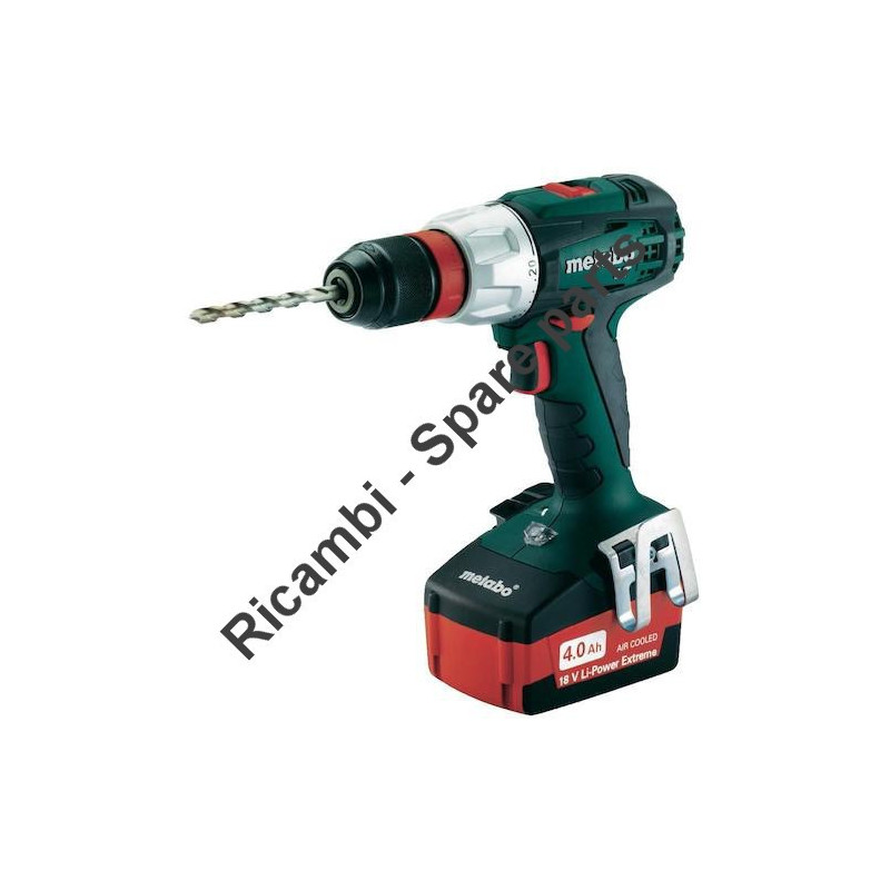 Ricambi Metabo per Trapano Avvitatore a Batteria BS 18 LT Quick